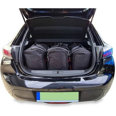 PEUGEOT - e-208 2019+ - 3-piece - KJUST - Car trunk bags PEUGEOT - e-208 2019+ - 3-piece - KJUST - Car trunk bags
