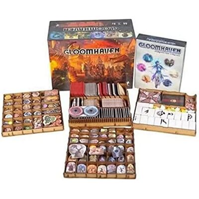 E-Raptor Gloomhaven + Forgotten Circle Einlage - Gesellschaftsspiel Organizer E-Raptor Gloomhaven + Forgotten Circle Einlage - Gesellschaftsspiel Organizer