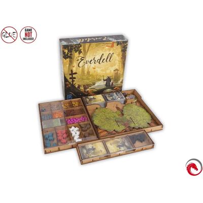 E-Raptor Einlage - Everdell + Erweiterungen - Brettspiel-Organizer E-Raptor Einlage - Everdell + Erweiterungen - Brettspiel-Organizer