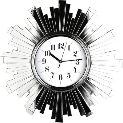 Orologio da Parete Rotondo Argento - 50cm - Orologio da Parete Orologio da Parete Rotondo Argento - 50cm - Orologio da Parete