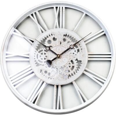 Horloge Murale Mondex - 50cm Plastique Blanc - Horloge Murale Horloge Murale Mondex - 50cm Plastique Blanc - Horloge Murale