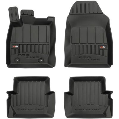 FROGUM Ford Fiesta 7 Rubber Vloermatten voor- en achter - Matten FROGUM Ford Fiesta 7 Rubber Vloermatten voor- en achter - Matten