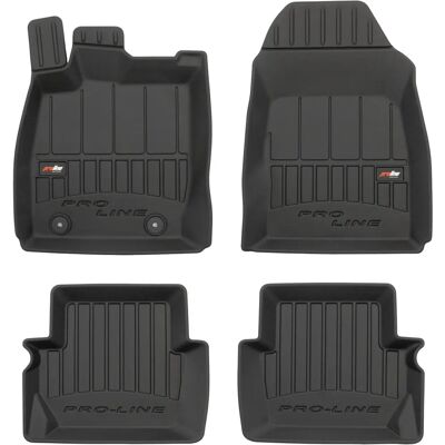 FROGUM Ford Fiesta 6 Rubber Floor Mats Set - Black FROGUM Ford Fiesta 6 Rubber Floor Mats Set - Black