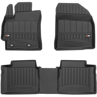FROGUM FRG 3D407701 Car Floor Mats - Front and Rear Rubber Set for Toyota FROGUM FRG 3D407701 Car Floor Mats - Front and Rear Rubber Set for Toyota