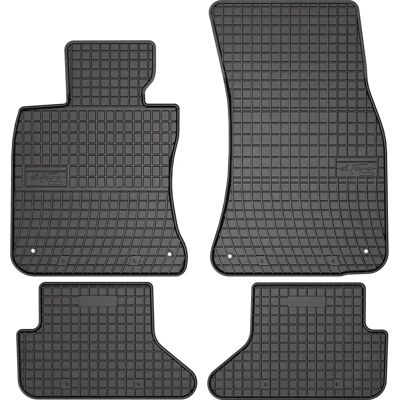 Tapis de sol en caoutchouc pour BMW 6 E64 Cabrio - Sur mesure, Noir Tapis de sol en caoutchouc pour BMW 6 E64 Cabrio - Sur mesure, Noir