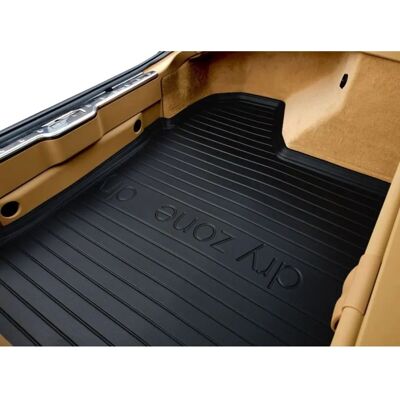 FROGUM Schwarze Kofferraummatte für Fiat Tipo Hatchback - Kofferraum-Teppich FROGUM Schwarze Kofferraummatte für Fiat Tipo Hatchback - Kofferraum-Teppich