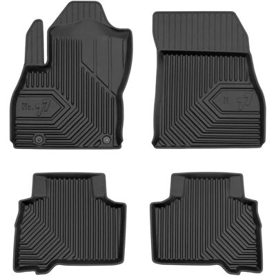 FROGUM No. 77 Alfombrillas de goma - Ajuste universal para Fiat Qubo FROGUM No. 77 Alfombrillas de goma - Ajuste universal para Fiat Qubo