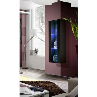 BMF Fly 21 Vitrine flottante - Porte en verre LED noir - Publicité BMF Fly 21 Vitrine flottante - Porte en verre LED noir - Publicité