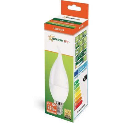 Lampadina LED Spectrum E-14 8W Luce Calda Lampadina LED Spectrum E-14 8W Luce Calda