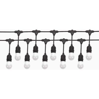 String Lights Spectrum 10m con 10 prese E27 - IP44 String Lights Spectrum 10m con 10 prese E27 - IP44