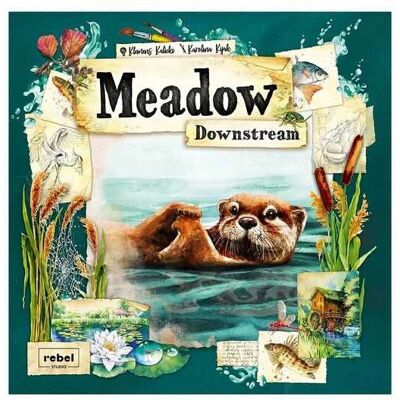 Asmodee Meadow Downstream Jeu de société - Extension pour Meadow, environnement aquatique, kayak, faune, exploration, 80+ cartes - Publicité Asmodee Meadow Downstream Jeu de société - Extension pour Meadow, environnement aquatique, kayak, faune, exploration, 80+ cartes - Publicité