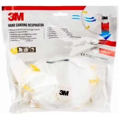 3M 8812 - Masque antipoussière FFP1 avec valve - Pack de 3 3M 8812 - Masque antipoussière FFP1 avec valve - Pack de 3