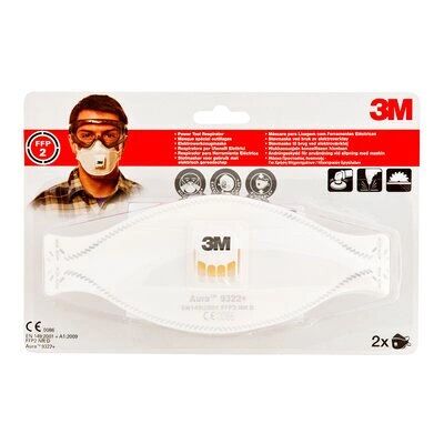 Masque anti-poussière 3M Aura 9322+ - FFP2 Masque anti-poussière 3M Aura 9322+ - FFP2
