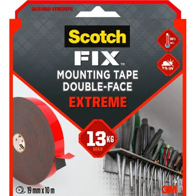 Scotch Extreme Fix dubbele zijden tape 10m x 19mm - Tape Scotch Extreme Fix dubbele zijden tape 10m x 19mm - Tape