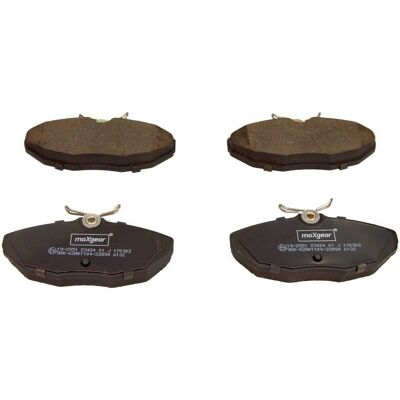 Maxgear Hinterachs-Bremsbeläge Satz - Kompatibel mit Mercedes, Ford, Jaguar, Lincoln - Bremssystem Maxgear Hinterachs-Bremsbeläge Satz - Kompatibel mit Mercedes, Ford, Jaguar, Lincoln - Bremssystem