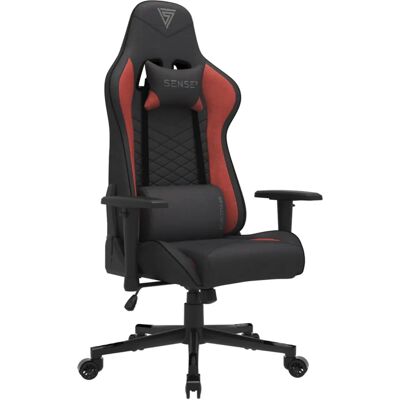 Chaise Gaming Sense7 - Tissu Respirable, Réglable, Ergonomique - Publicité Chaise Gaming Sense7 - Tissu Respirable, Réglable, Ergonomique - Publicité