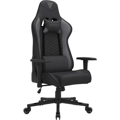 Chaise Gaming Sense7 - Tissu Respirant, Réglable, Ergonomique - Publicité Chaise Gaming Sense7 - Tissu Respirant, Réglable, Ergonomique - Publicité