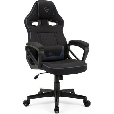 SENSE7 Knight Chaise de Jeu Ergonomique - Noir/Bleu - Publicité SENSE7 Knight Chaise de Jeu Ergonomique - Noir/Bleu - Publicité
