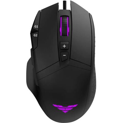 Mysz do gier Preyon Falcon - 12400 DPI, RGB, 9 przycisków - Ergonomiczna Mysz do gier Preyon Falcon - 12400 DPI, RGB, 9 przycisków - Ergonomiczna