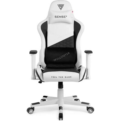 Silla de Juego Sense7 Spellcaster - Confort Ajustable, Blanco - Silla Gaming Silla de Juego Sense7 Spellcaster - Confort Ajustable, Blanco - Silla Gaming