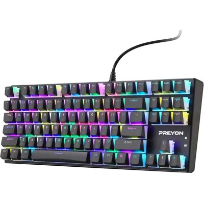 Preyon Brown Blitz Claw RGB Klawiatura mechaniczna - Gry i Praca Preyon Brown Blitz Claw RGB Klawiatura mechaniczna - Gry i Praca