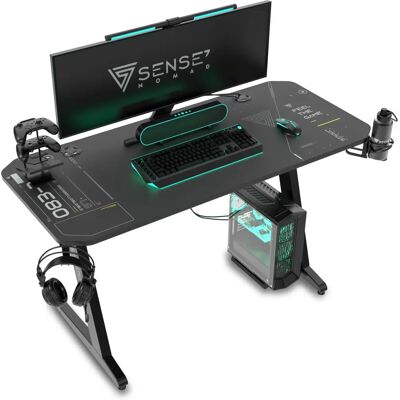 Sense7 Nomad Bureau de Gaming Compact - Bureau - Publicité Sense7 Nomad Bureau de Gaming Compact - Bureau - Publicité