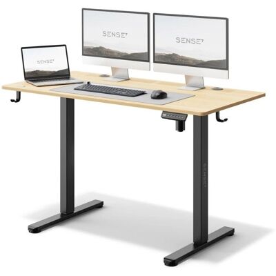 Sense7 Nojo - Bureau de jeu ergonomique - Noir, Beige - Publicité Sense7 Nojo - Bureau de jeu ergonomique - Noir, Beige - Publicité