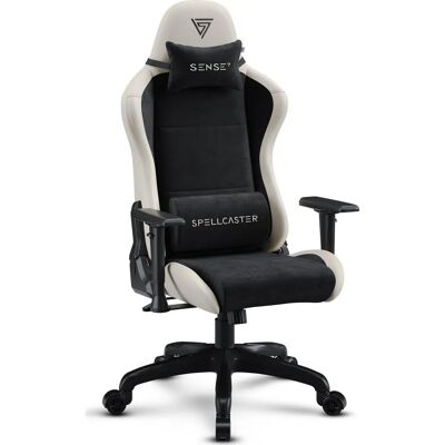 Sense7 Spellcaster Fuku - Chaise de Jeu - Noir, Beige - Publicité Sense7 Spellcaster Fuku - Chaise de Jeu - Noir, Beige - Publicité