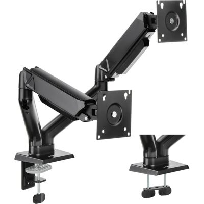 Sense7 HANG DOUBLE Monitorhalterung - Verstellbare Doppelarme - Schwarz Sense7 HANG DOUBLE Monitorhalterung - Verstellbare Doppelarme - Schwarz