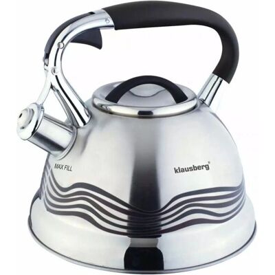Klausberg Edelstahlkessel 3,0L - Wasserkocher - Silber Klausberg Edelstahlkessel 3,0L - Wasserkocher - Silber