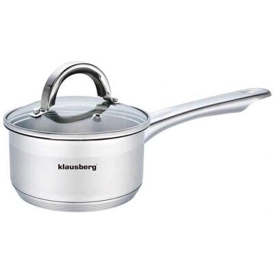 Klausberg KB-7134 Edelstahl 18/8 Pfanne & Kochtopf - 2,1L Klausberg KB-7134 Edelstahl 18/8 Pfanne & Kochtopf - 2,1L