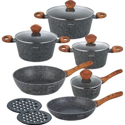 Klausberg 12-teiliger Granit Kochgeschirr-Set Klausberg 12-teiliger Granit Kochgeschirr-Set