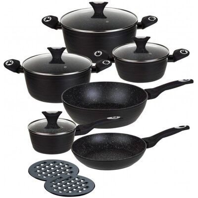 Klausberg 12-teilige Granitpfannen-Set - Für alle Herdarten Klausberg 12-teilige Granitpfannen-Set - Für alle Herdarten
