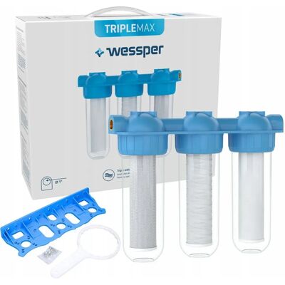 WESSPER - TRIPLEMAX - 3-Phasen - 2 L - Wasserfiltersystem WESSPER - TRIPLEMAX - 3-Phasen - 2 L - Wasserfiltersystem