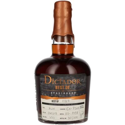 Dictador 30 Jahre gereifter Kolumbianischer Rum - Limitierte Edition Dictador 30 Jahre gereifter Kolumbianischer Rum - Limitierte Edition