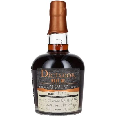 Dictador ALTISIMO 1979 - Rhum - Publicité Dictador ALTISIMO 1979 - Rhum - Publicité