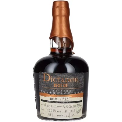 Dictador 41 Jahre limitierte Edition - Kolumbianischer Rum Dictador 41 Jahre limitierte Edition - Kolumbianischer Rum