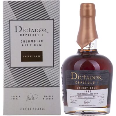 Dictador CAPITULO I Rum 24 Anni Fusto Sherry - Rum Dictador CAPITULO I Rum 24 Anni Fusto Sherry - Rum