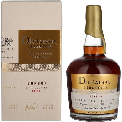 Dictador JERARQUÍA 40 Jahre alter Rum - Rum Dictador JERARQUÍA 40 Jahre alter Rum - Rum