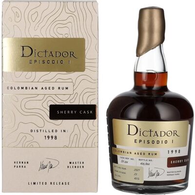 Dictador EPISODIO I 23 Jahre alter Sherryfass Rum - Rum Dictador EPISODIO I 23 Jahre alter Sherryfass Rum - Rum