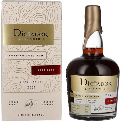 Rhum Dictador 20 Anni Port Cask - Rum Rhum Dictador 20 Anni Port Cask - Rum