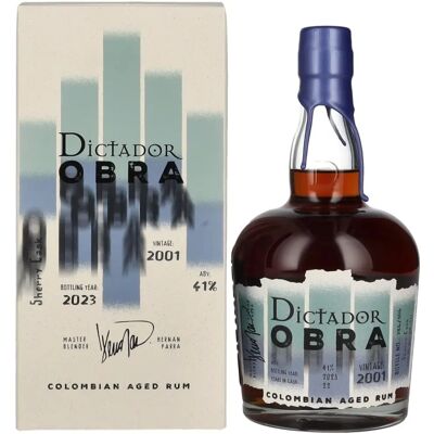 Dictador Obra Vintage 22 Jahre Sherry Fass Rum - Rum Dictador Obra Vintage 22 Jahre Sherry Fass Rum - Rum