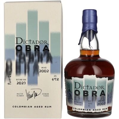 Dictador OBRA VINTAGE 21 Jahre Port Cask Rum - Rum Dictador OBRA VINTAGE 21 Jahre Port Cask Rum - Rum