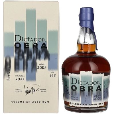 Dictador Obra Vintage 15 Jahre portweinfass Rum - Rum Dictador Obra Vintage 15 Jahre portweinfass Rum - Rum