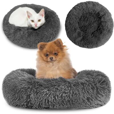 Amazinggirl Lit pour Chien Moyen 60cm - Panier Rond Douillet - Publicité Amazinggirl Lit pour Chien Moyen 60cm - Panier Rond Douillet - Publicité