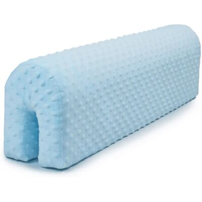 Totsy Baby Barrière de Lit Enfant - Minky Bleu - 90 cm - Publicité Totsy Baby Barrière de Lit Enfant - Minky Bleu - 90 cm - Publicité