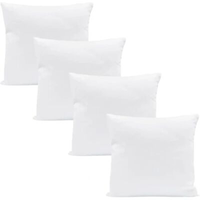 AmazingGirl 40x40 cm Kissen Set - Mikrofaser Komfort - Weiß AmazingGirl 40x40 cm Kissen Set - Mikrofaser Komfort - Weiß