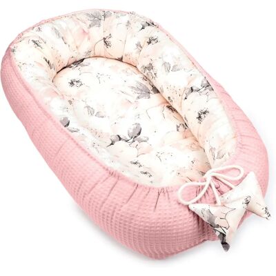 Totsy Baby - KOK301_ROZA_50X90 - Wild Rose Pink - Babynest - Publicité Totsy Baby - KOK301_ROZA_50X90 - Wild Rose Pink - Babynest - Publicité