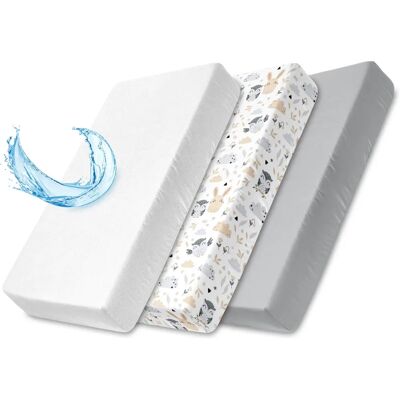 Totsy Baby PDZ803_MULTI_50X83 - 50x83 cm - Ugggrå - mattress pad - Publicité Totsy Baby PDZ803_MULTI_50X83 - 50x83 cm - Ugggrå - mattress pad - Publicité