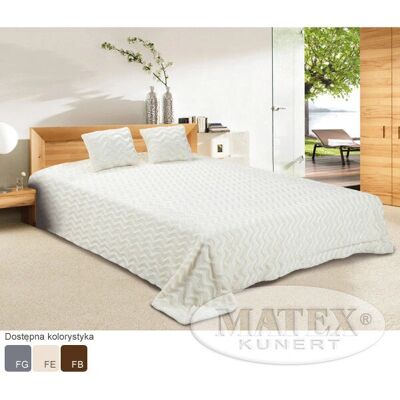 Matex Luxima Dekoracyjny koc - 220x210 cm - Brązowy Matex Luxima Dekoracyjny koc - 220x210 cm - Brązowy